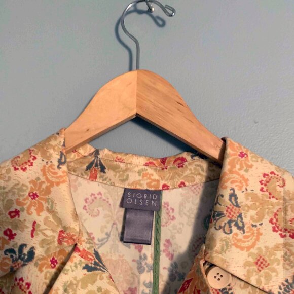 Floral coat - Women's S - Picture 5 of 7